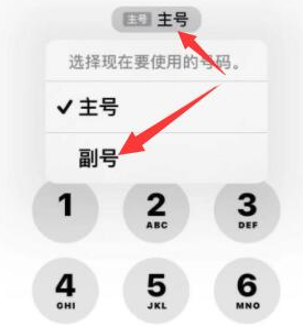 乌拉特中苹果14维修店分享iPhone 14 Pro Max使用副卡打电话的方法 